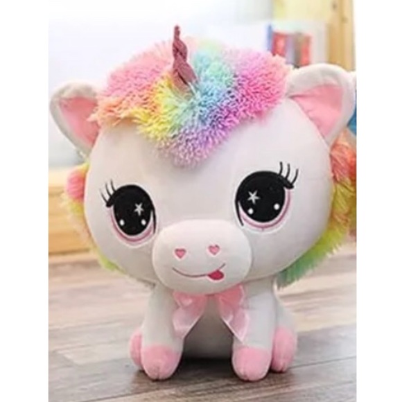 Jillerellas Castle Accessories - Pinksy Hooves Large Rainbow Unicorn New With Tags
